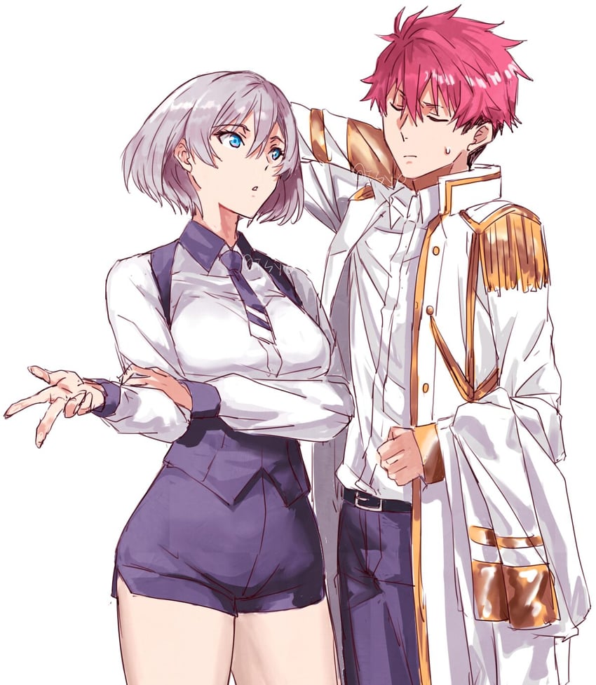 mujina and gauma (gridman universe and 1 more) drawn by risyo