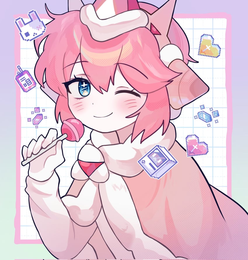 strawberry crepe cookie (cookie run and 1 more) drawn by stew4berry23