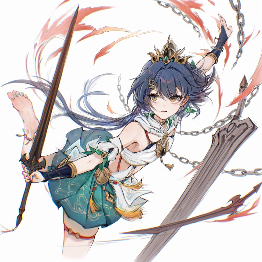 yunli (honkai and 1 more) drawn by haibao_shizhi_qiu