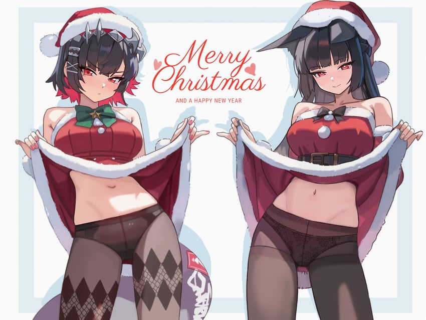ellen joe and hoshimi miyabi (zenless zone zero) drawn by rehu_(astd5787)