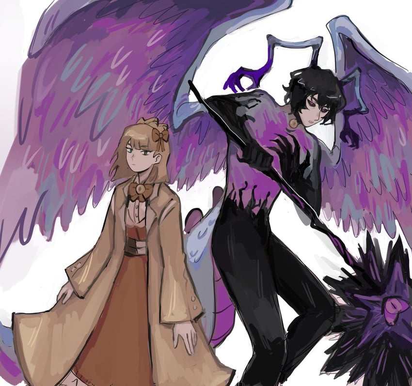 roland and tiphereth a (project moon and 1 more) drawn by dearpupa