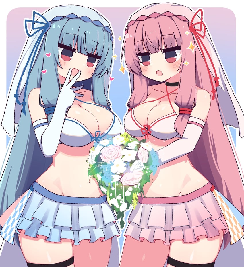 kotonoha akane and kotonoha aoi (voiceroid) drawn by hibino_000