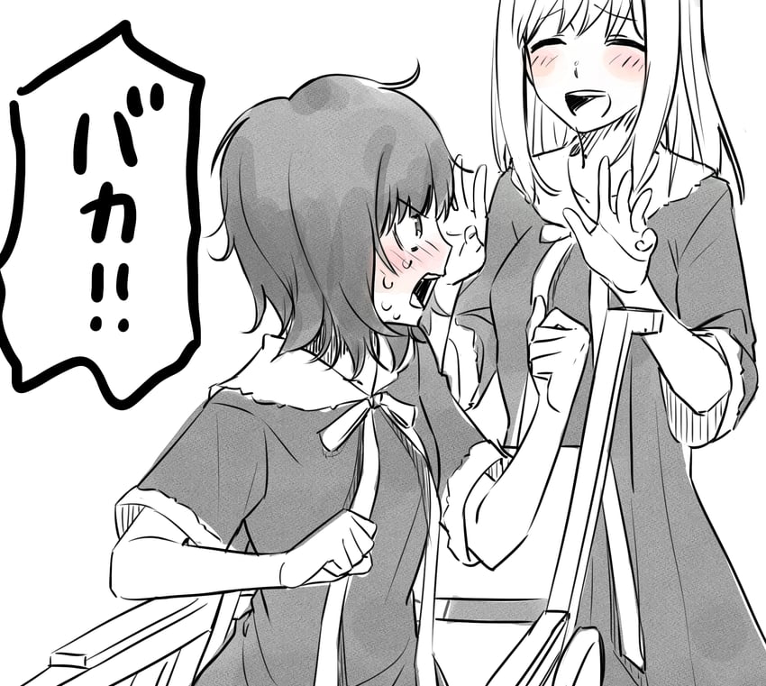 yaegaki erika and takasaki chidori (flowers) drawn by shishima_eichi