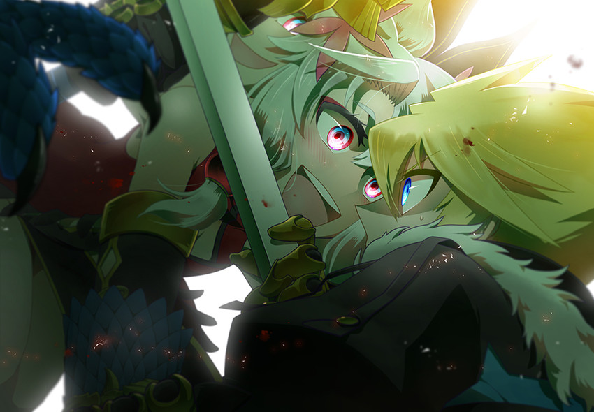 swallow cratsvalley and yuki hachisu (chaos dragon and 1 more) drawn by hesocha