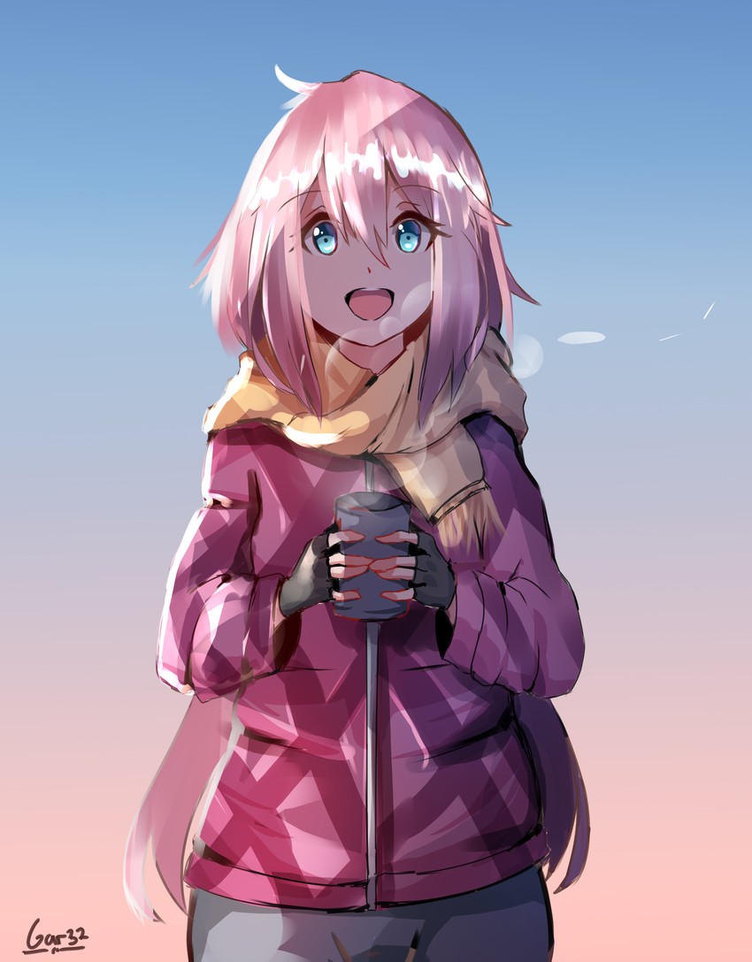 kagamihara nadeshiko (yurucamp) drawn by gar32 | Danbooru