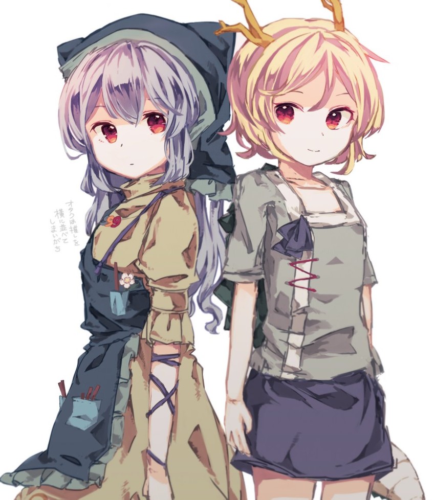 kicchou yachie and haniyasushin keiki (touhou) drawn by joou_heika_(precare_deum)