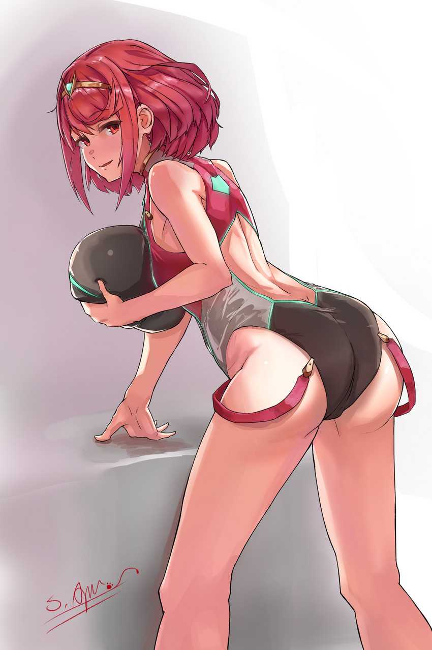 pyra (xenoblade chronicles and 1 more) drawn by shizuki_muika