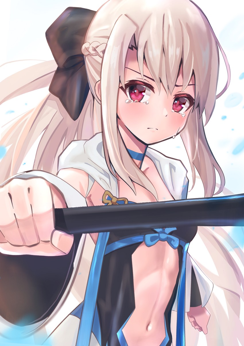 illyasviel von einzbern and morgan le fay (fate and 2 more) drawn by pan_korokorosuke