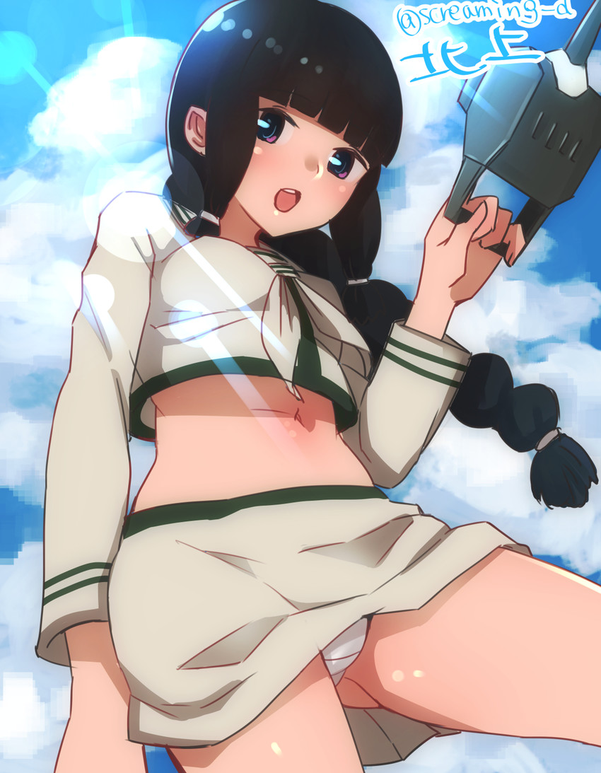 kitakami and kitakami kai ni (kantai collection) drawn by kyuuso_inukami