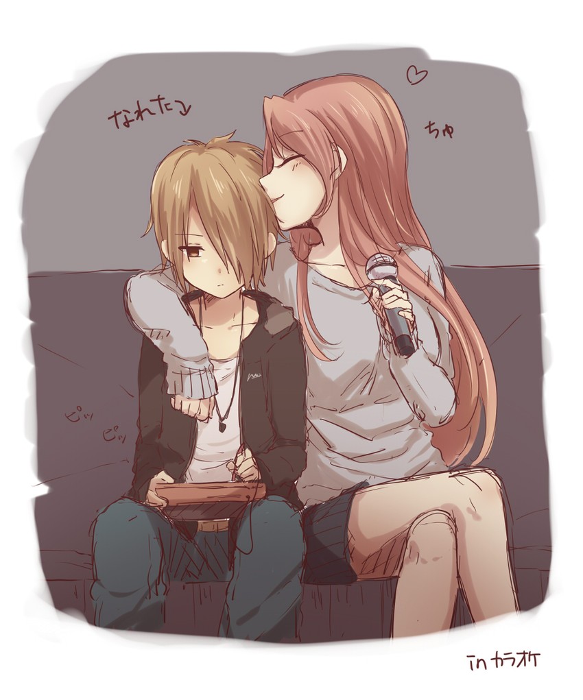 sakurai haruka and kida tsubaki (original) drawn by jackie012