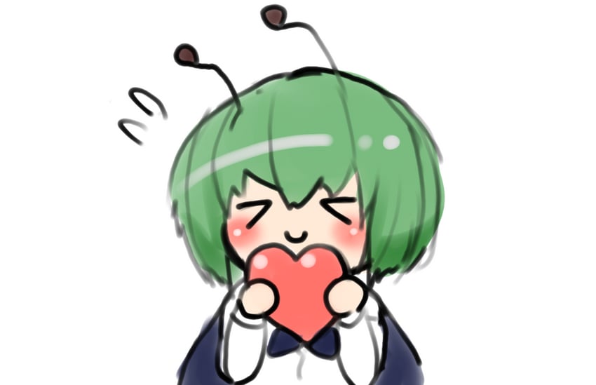 wriggle nightbug (touhou) drawn by unimamo