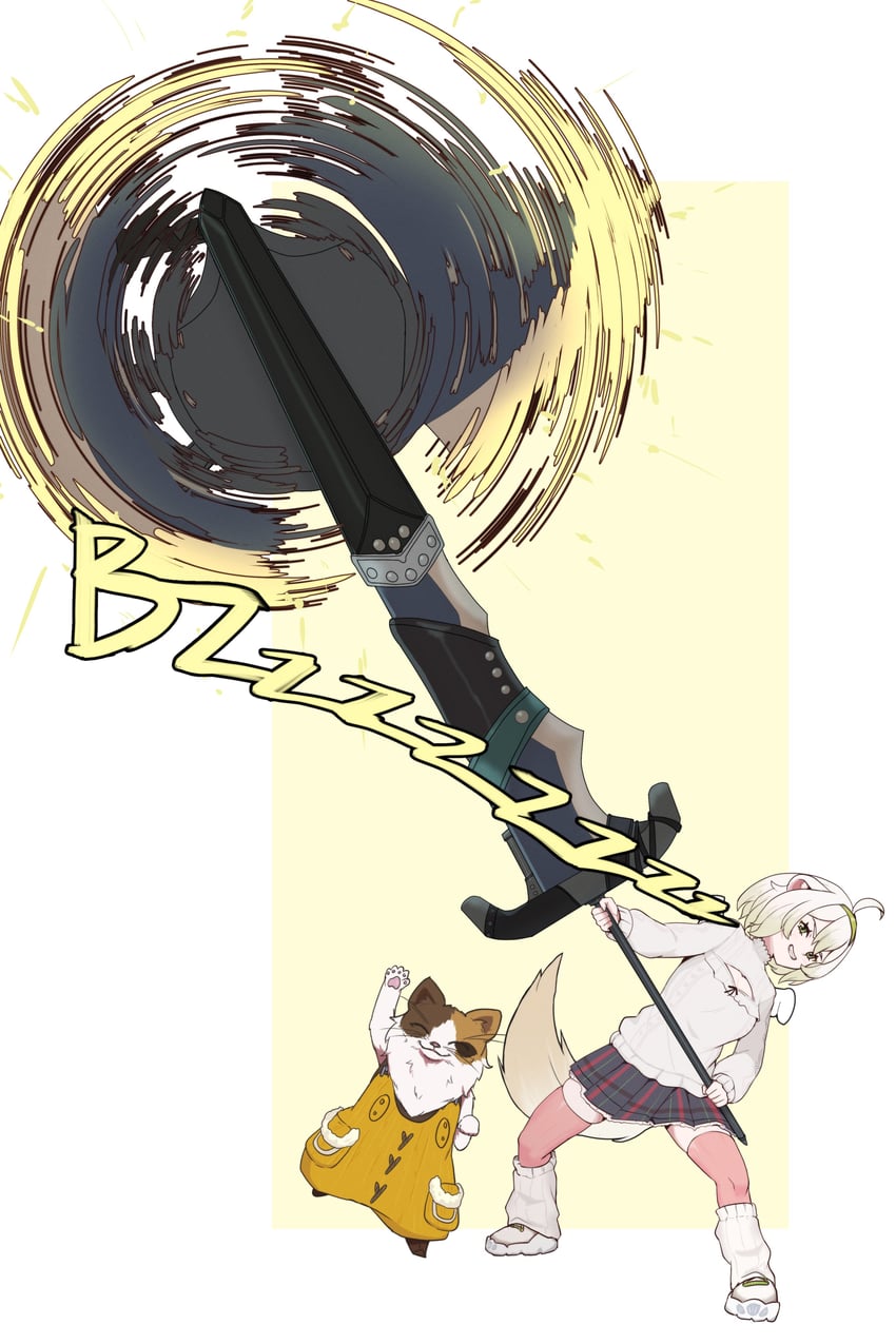 player palico and laimu (monster hunter and 2 more) drawn by yinyeng