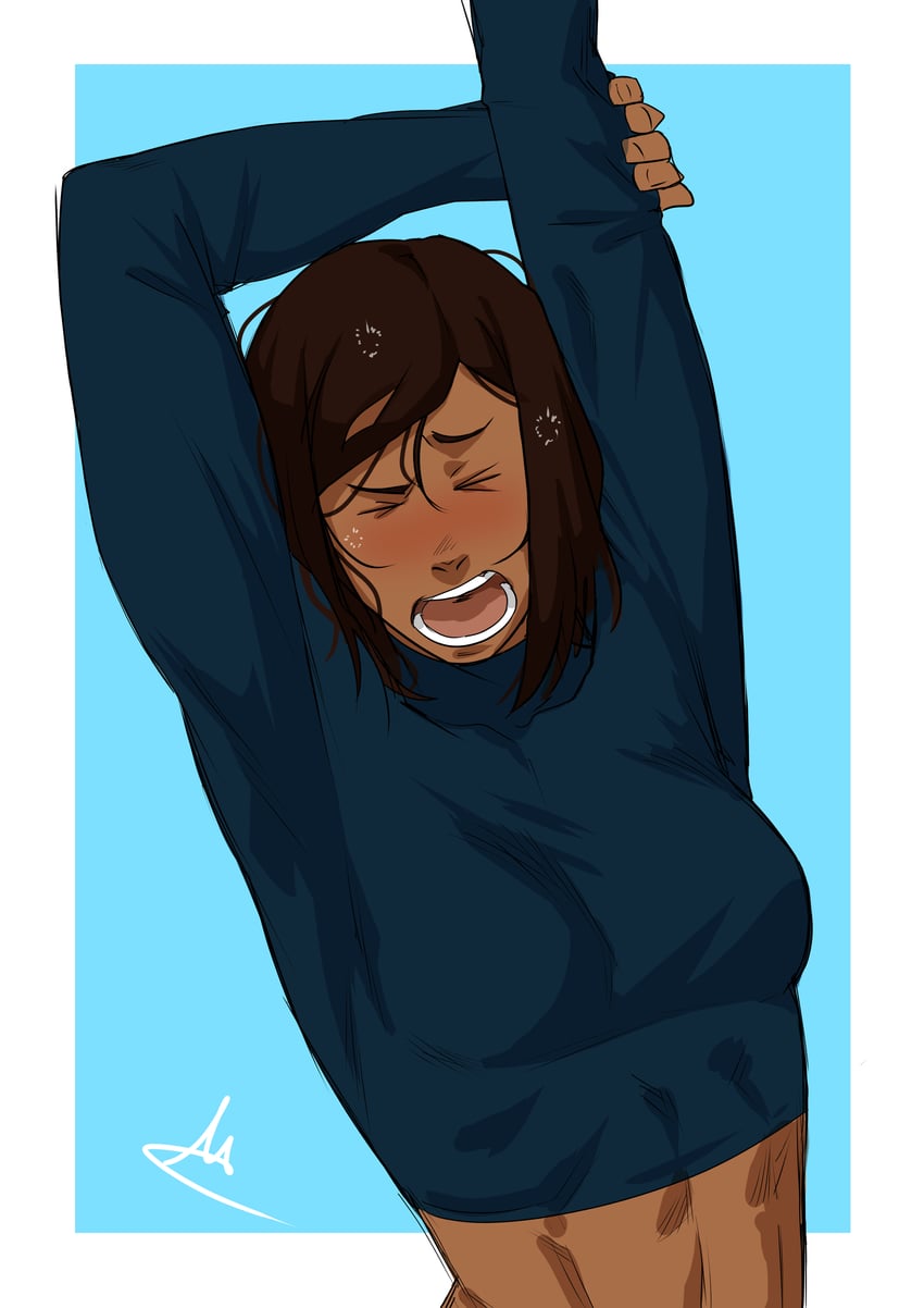korra (avatar legends and 1 more) drawn by mastrocecchi