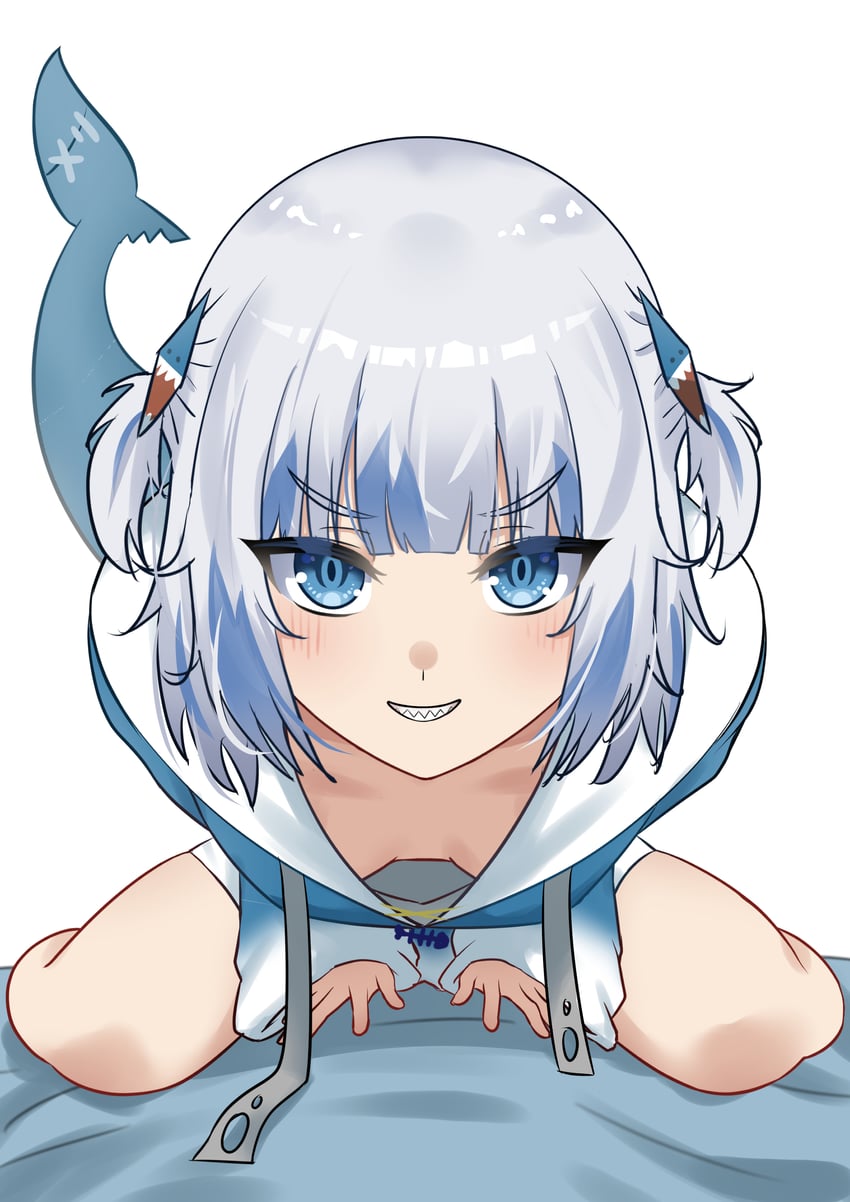 gawr gura (hololive and 2 more) drawn by rebelium