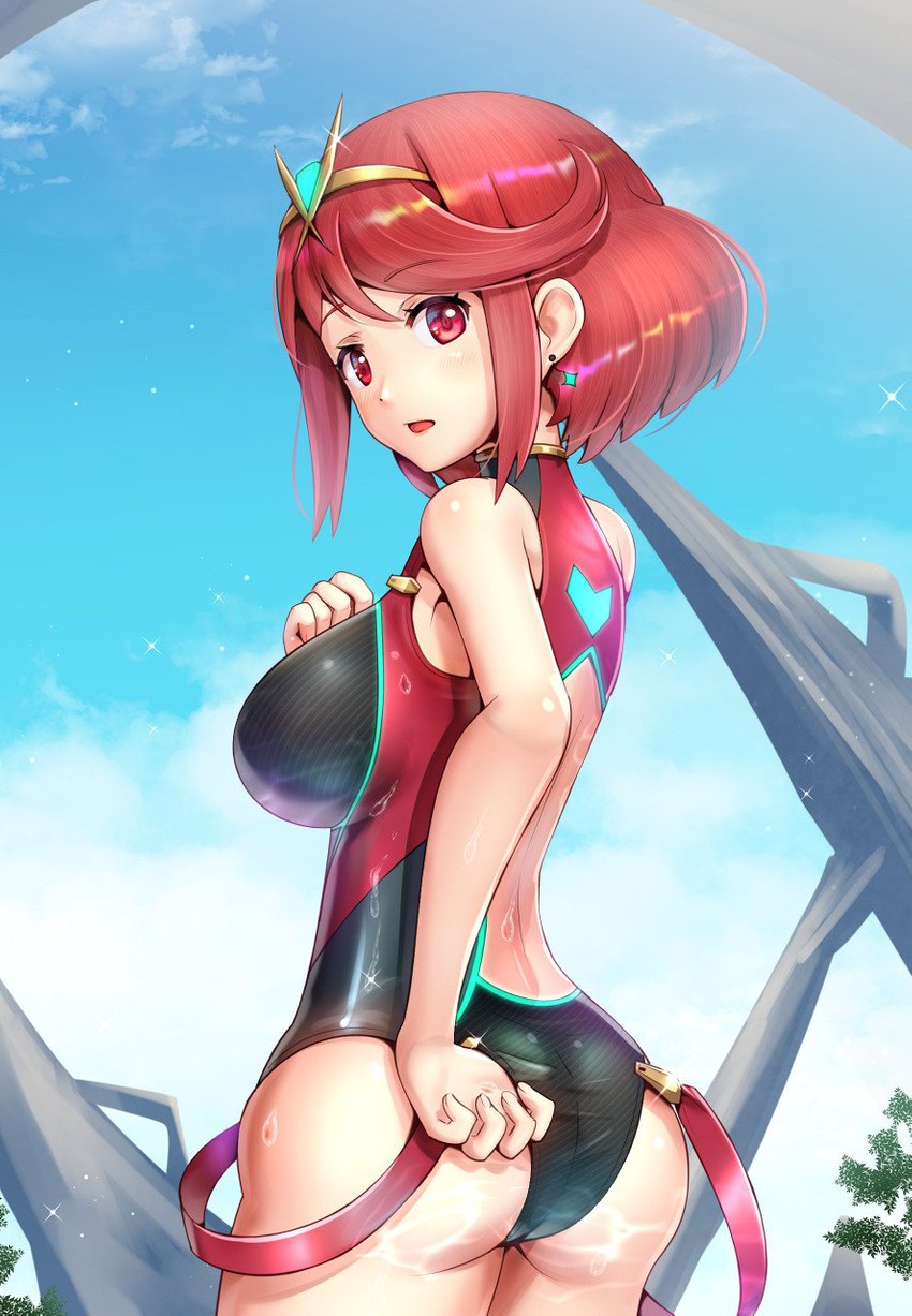 pyra (xenoblade chronicles and 1 more) drawn by gonzarez