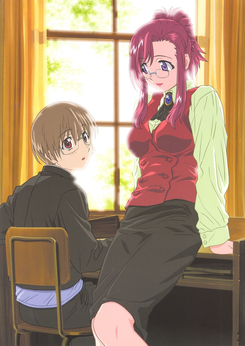 Anime teacher and student romance