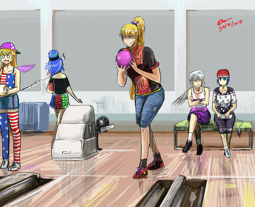 clownpiece, junko, hecatia lapislazuli, kishin sagume, and doremy sweet (touhou) drawn by gapangman