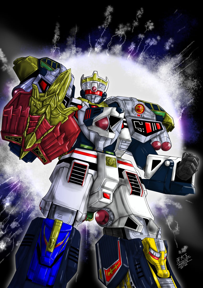 kibadaioh (super sentai and 1 more) drawn by scottmohechi