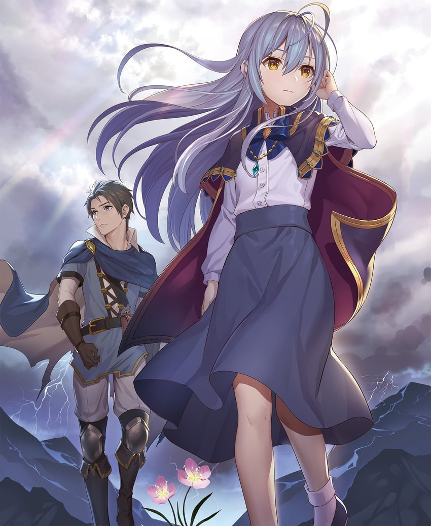 moto majo wa murabito no shoujo ni tensei suru drawn by teffish