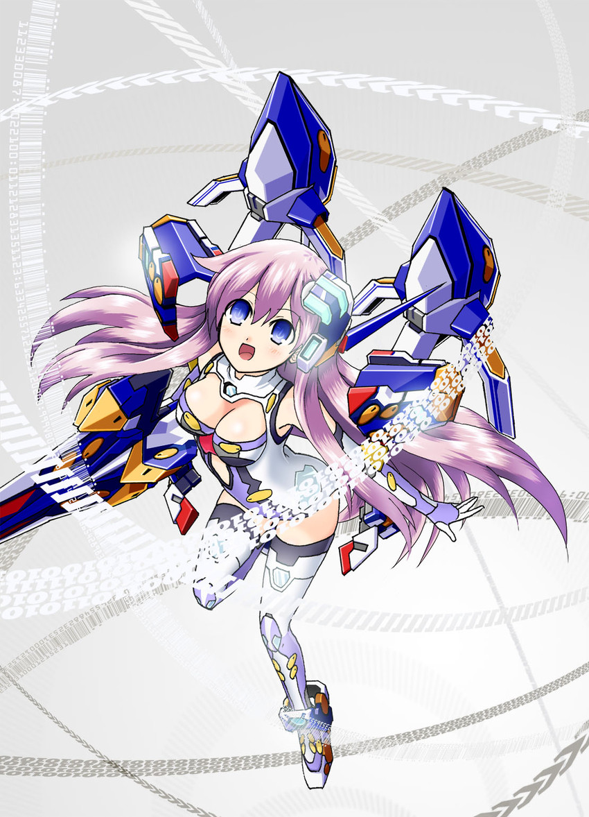 nepgear, purple sister, and temjin (neptune and 1 more) drawn by yakisoba_(kaz2113)