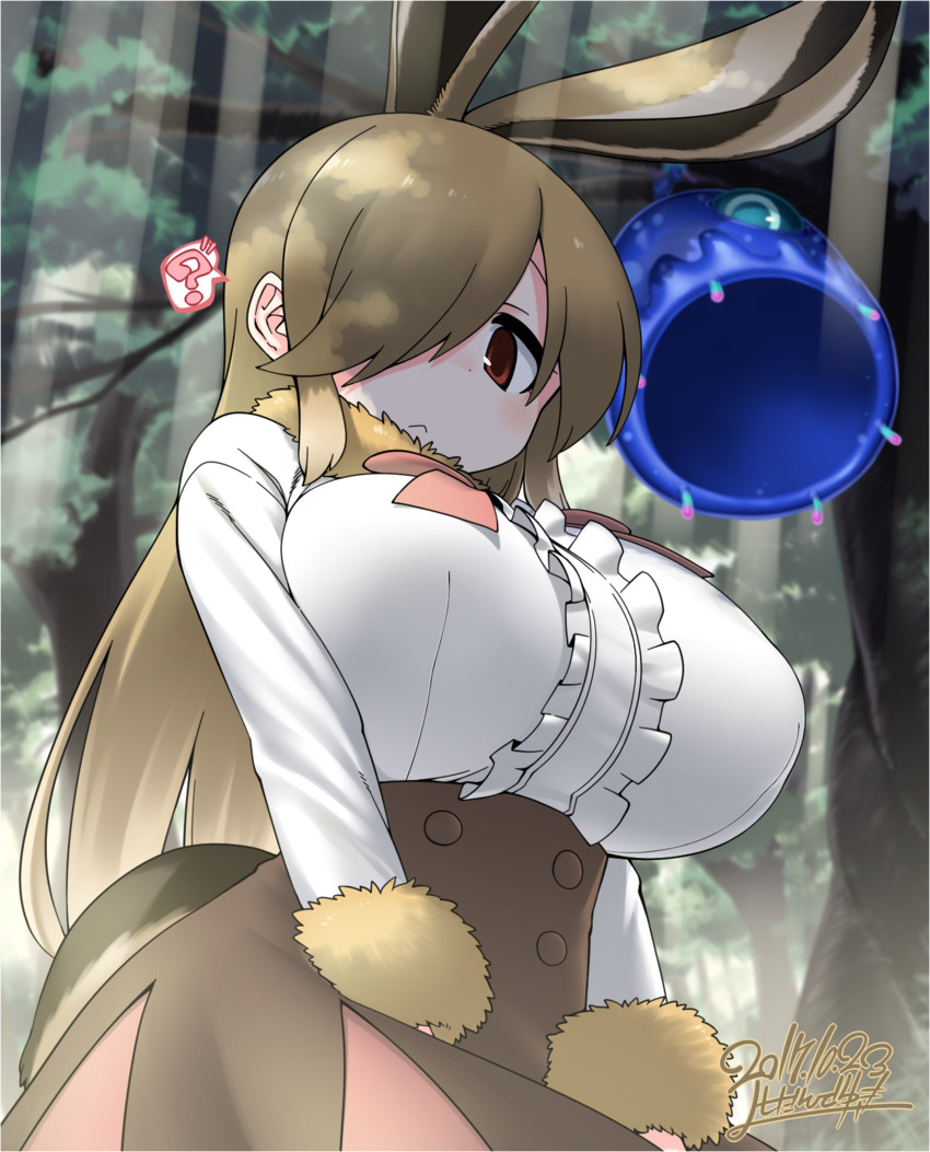 cellien and european hare (kemono friends) drawn by yoshida_hideyuki