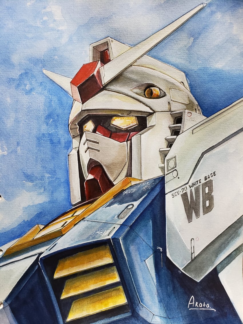 rx-78-2 gundam (gundam and 1 more) drawn by arata_(arata333333)