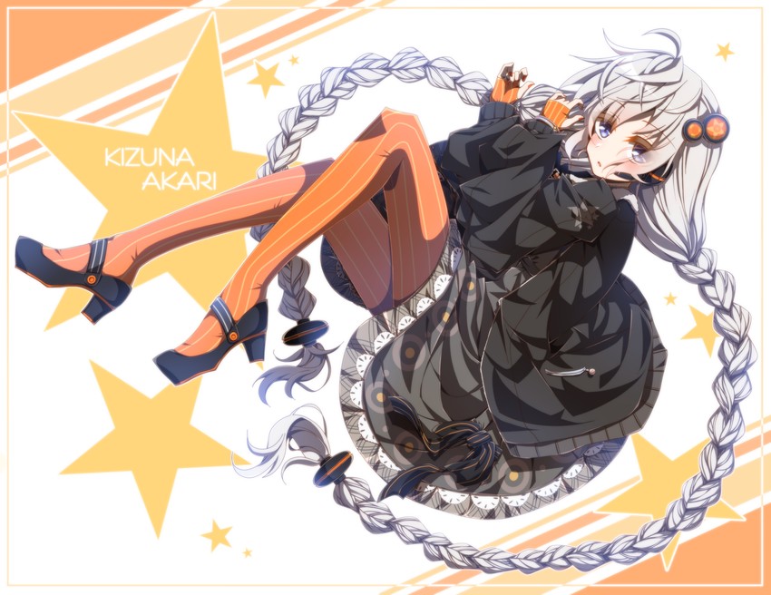 kizuna akari (vocaloid and 1 more) drawn by aosaki_yato