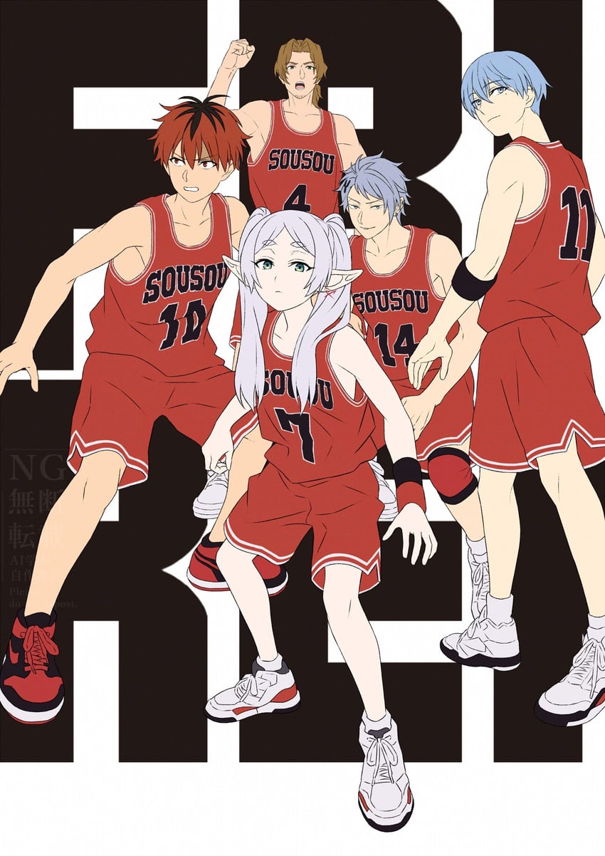 frieren, stark, himmel, sein, and wirbel (sousou no frieren and 1 more) drawn by syaparinton