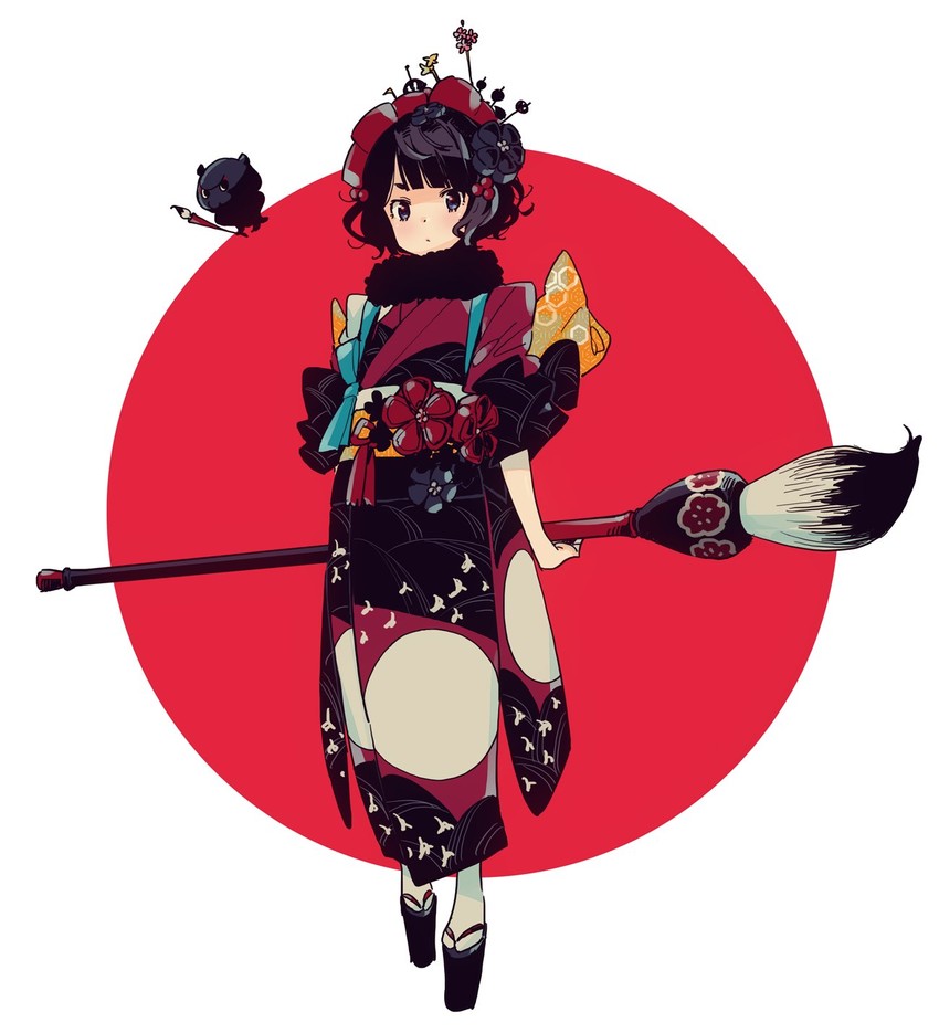 katsushika hokusai and tokitarou (fate and 1 more) drawn by imigimuru