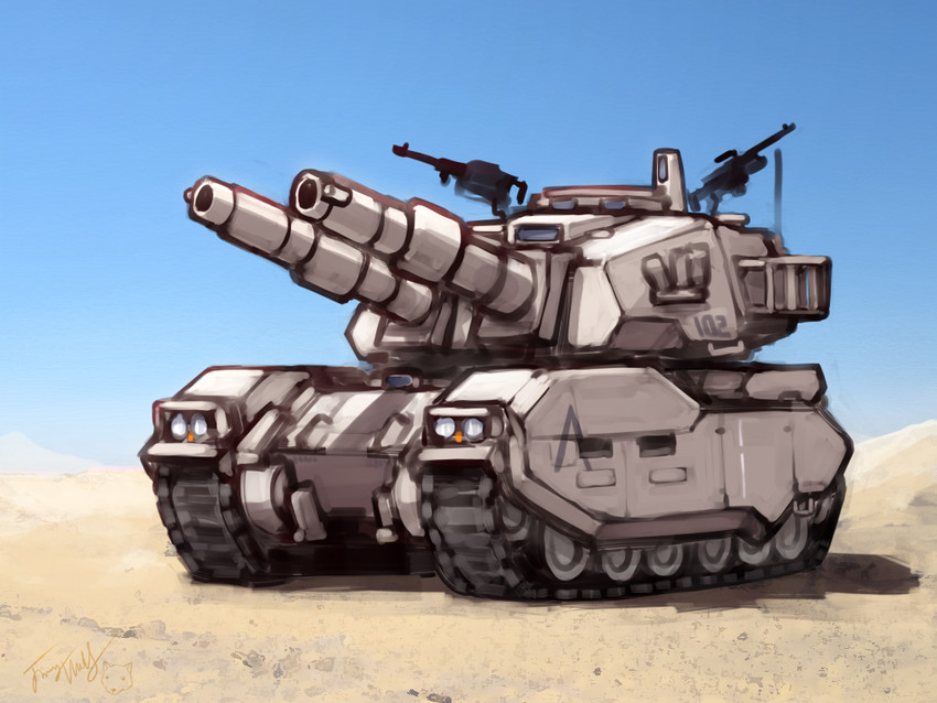 type 61 (gundam and 1 more) drawn by langbazi