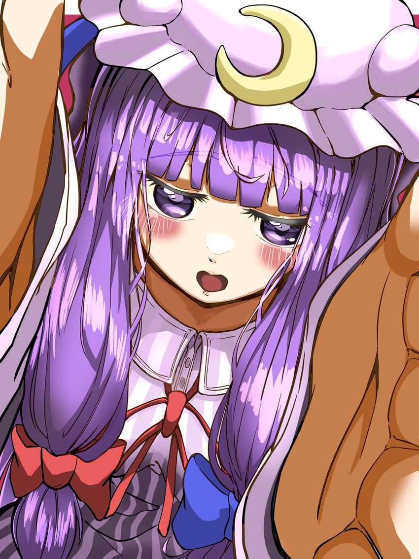patchouli knowledge and yamin (touhou and 1 more) drawn by sun_kajitsu