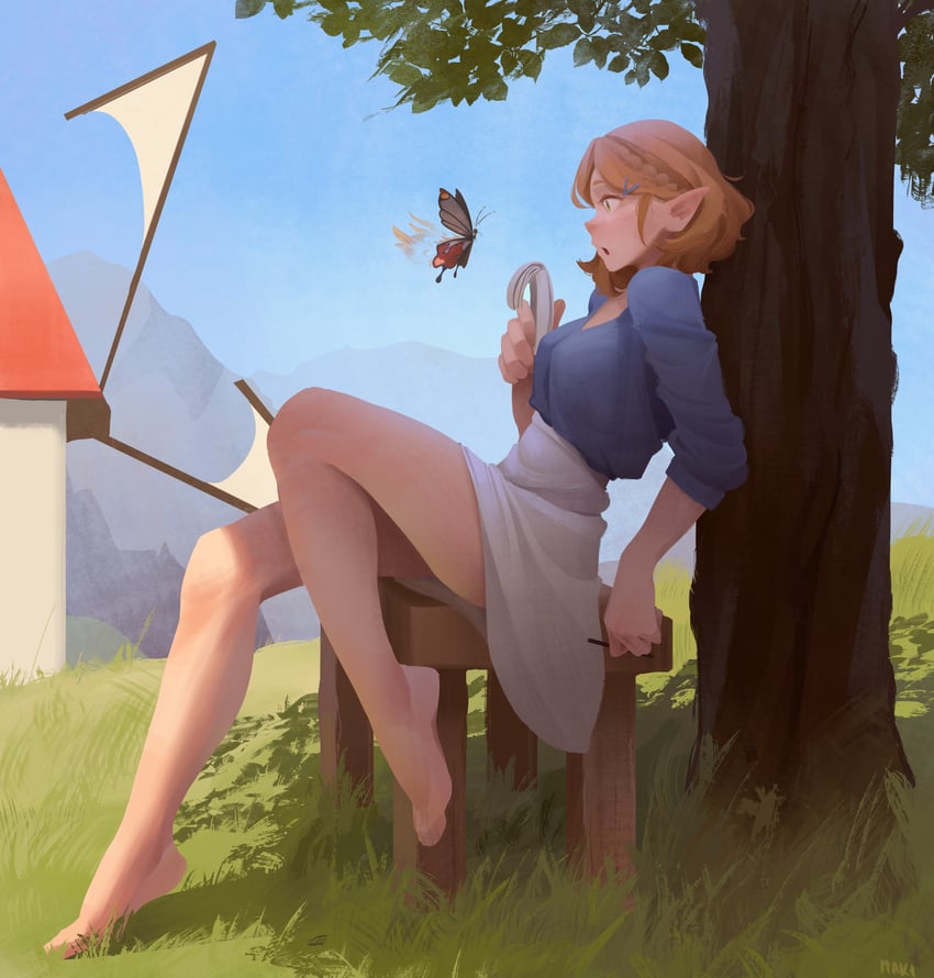 princess zelda (the legend of zelda and 1 more) drawn by sushoartworks