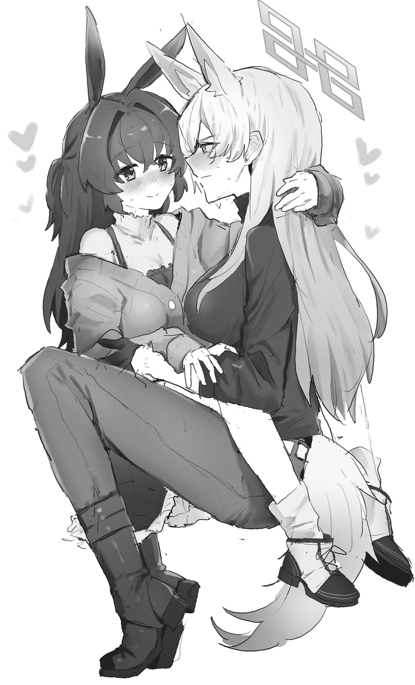 sensei, kanna, and female sensei (blue archive) drawn by senta_(ysk_0218)
