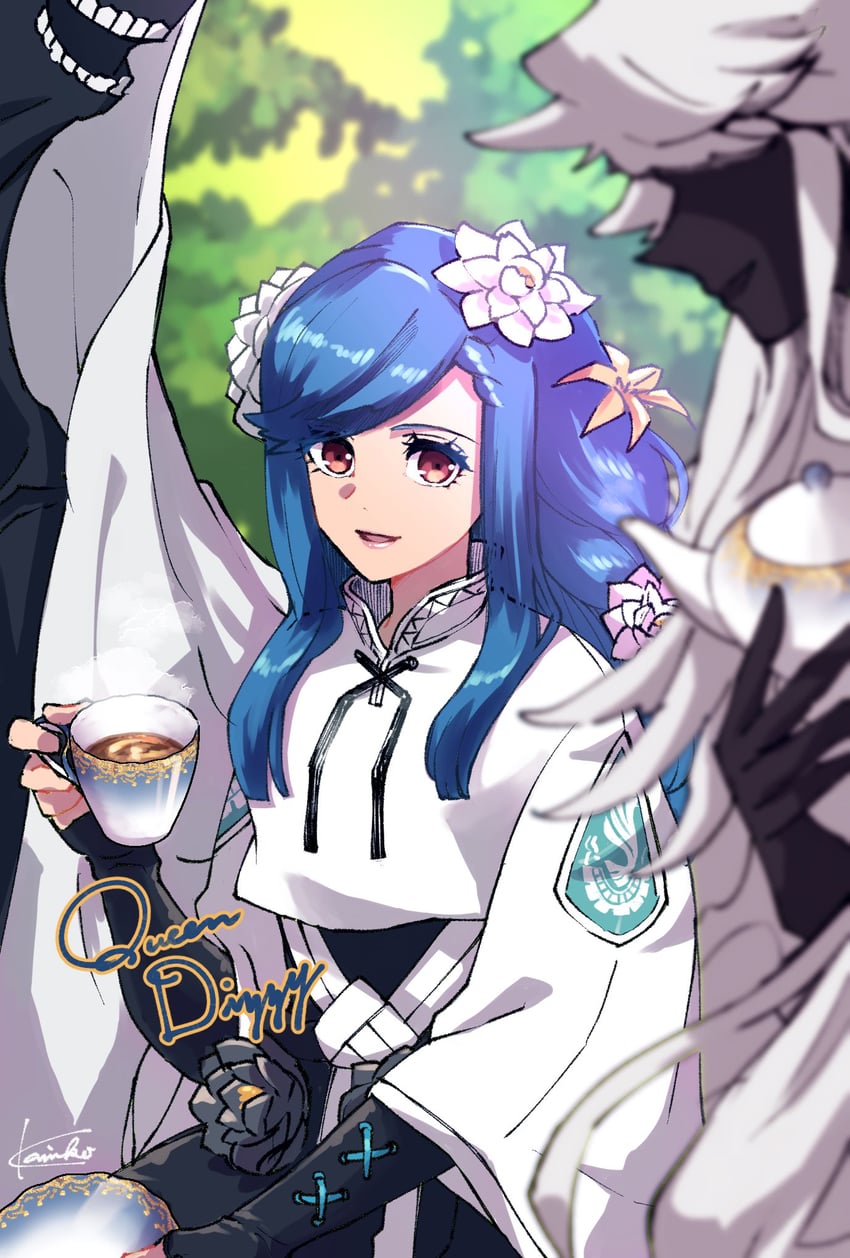 dizzy, necro, undine, and queen dizzy (guilty gear and 1 more) drawn by kanea_(nikoinoillust)