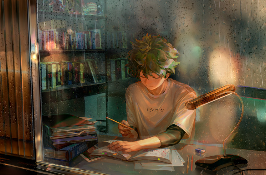 midoriya izuku (boku no hero academia) drawn by taro-k