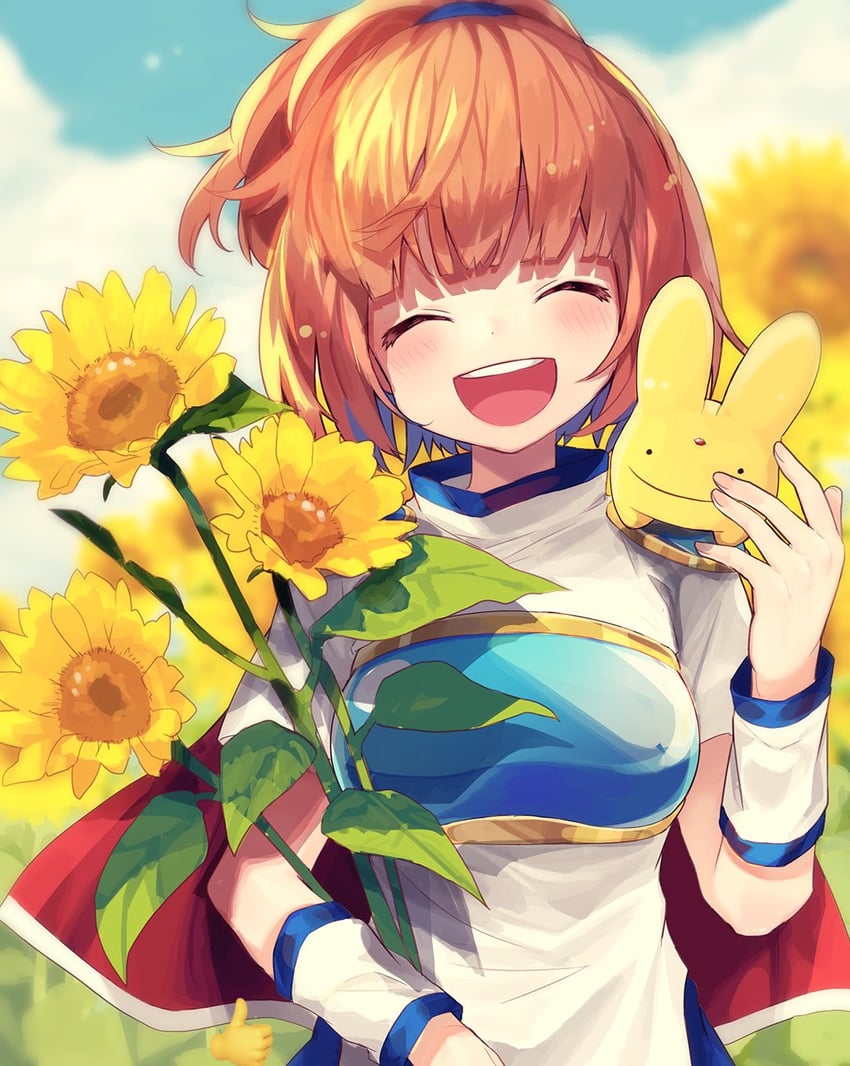 arle nadja and carbuncle (puyopuyo) drawn by kuroda_(kuro_yyy)