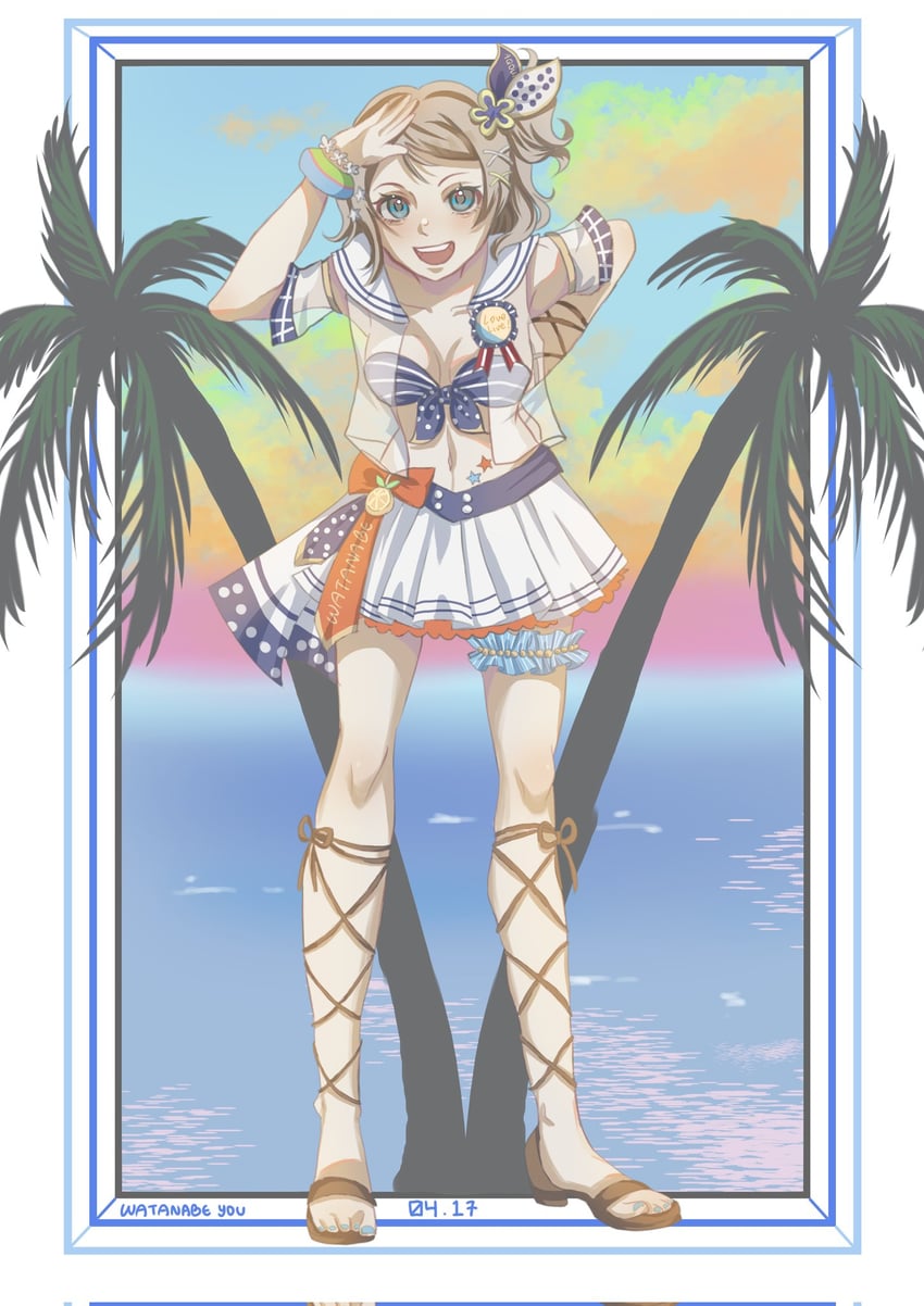 watanabe you (love live! and 1 more) drawn by sparklingvv1119