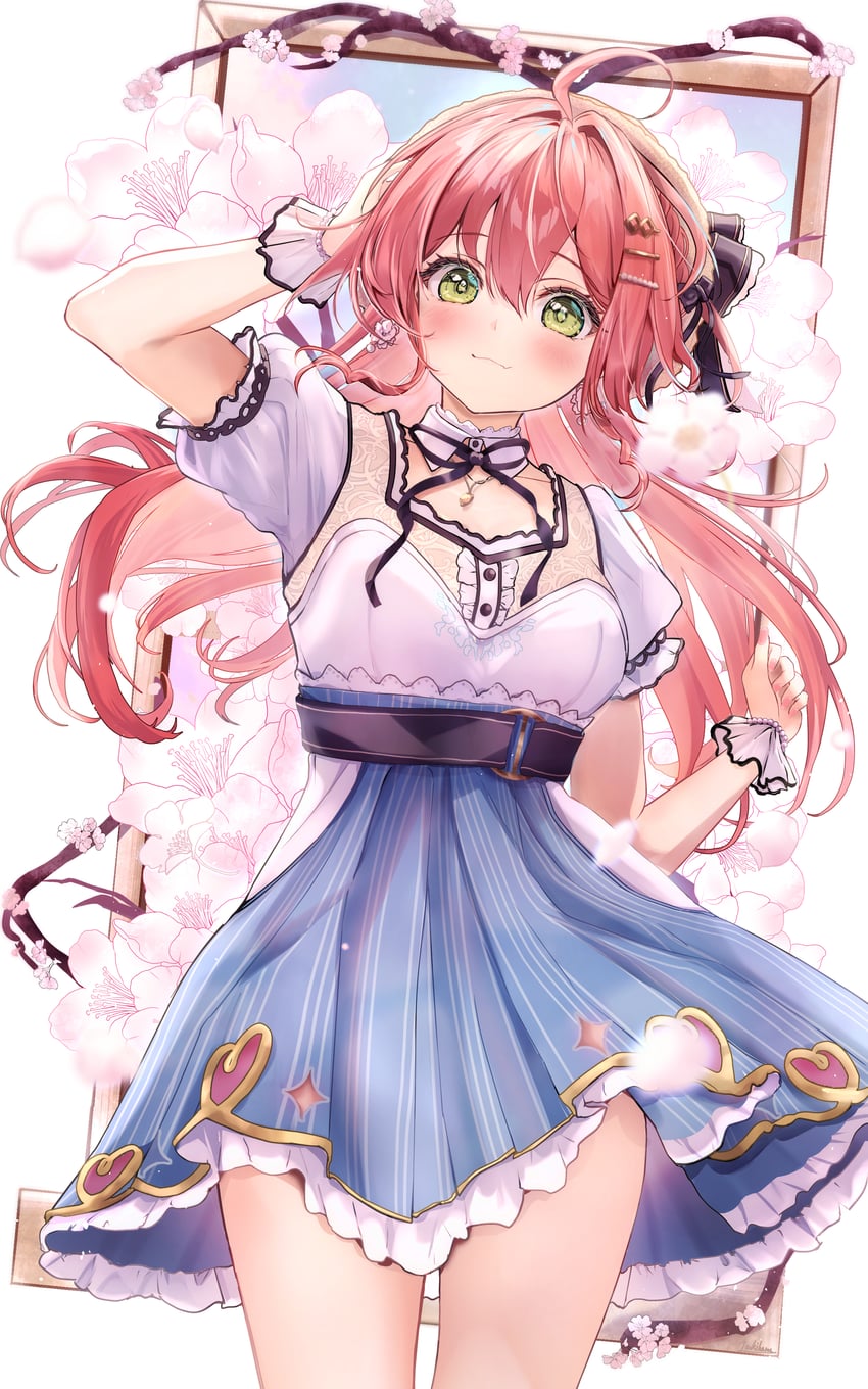 sakura miko (hololive) drawn by yuki_haru