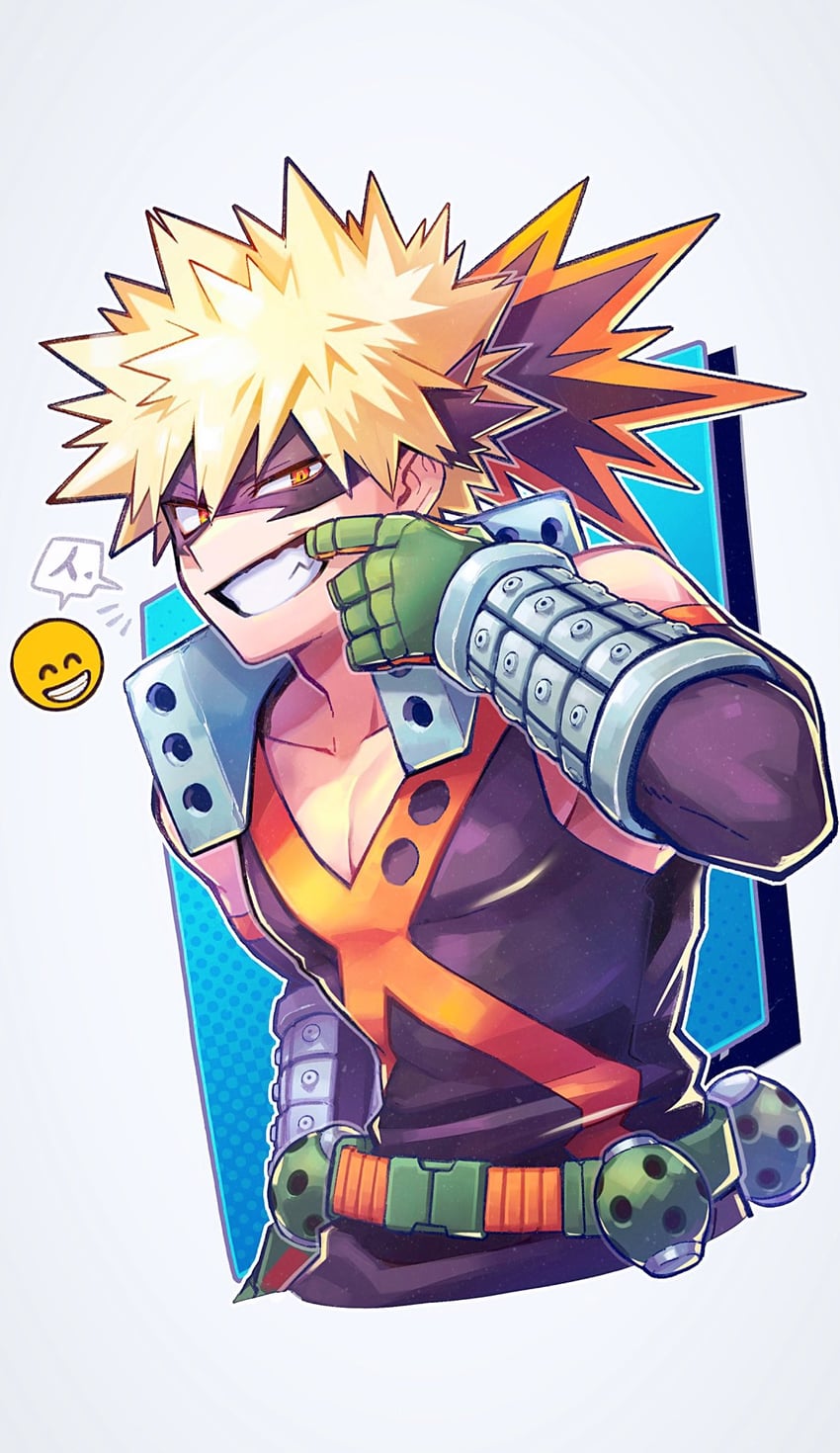 bakugou katsuki (boku no hero academia) drawn by mecyo_(mamezurushiki)