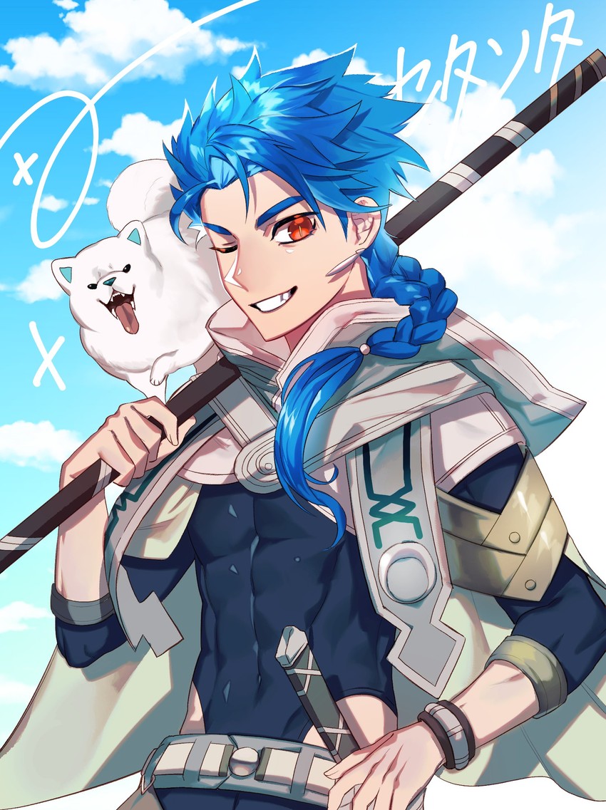 cu chulainn and setanta (fate and 2 more) drawn by dol_ishi
