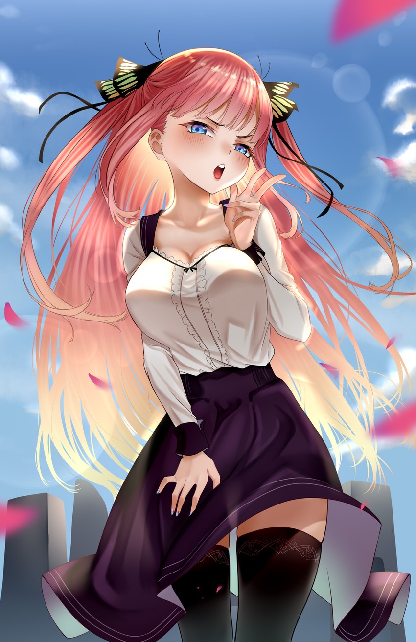 nakano nino (go-toubun no hanayome) drawn by zasshu