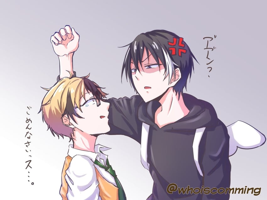 lawless and licht jekylland todoroki (servamp) drawn by laughta