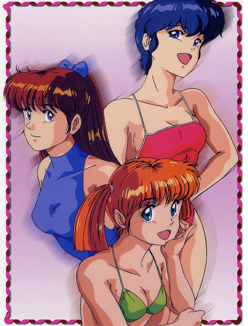 sakurai tomo, emoto miki, and shima erika (midnight anime lemon angel)