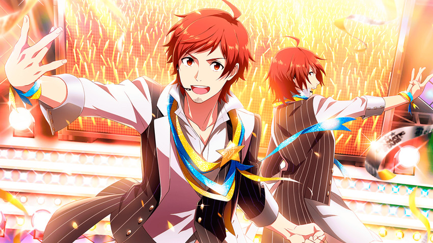amagase touma and tendo teru (idolmaster and 2 more)