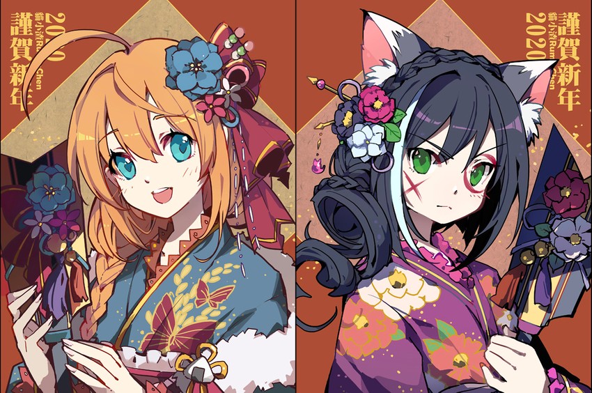 karyl and pecorine (princess connect!) drawn by mao_xiaozha_(rumiechen)