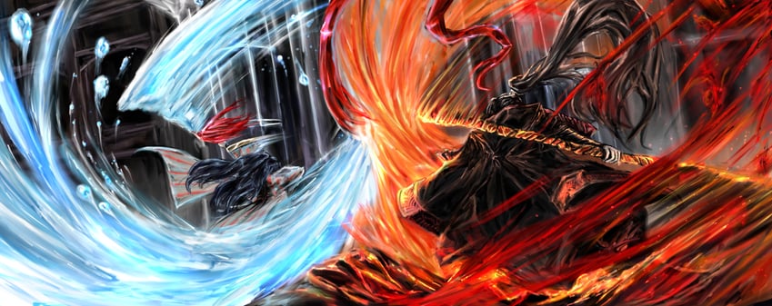 hong lu and jia qiu (project moon and 1 more) drawn by hen_na