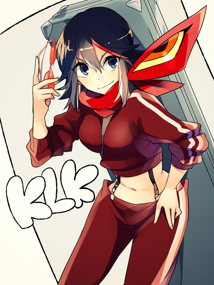 matoi ryuuko and senketsu (kill la kill) drawn by anko_(kirikiri)