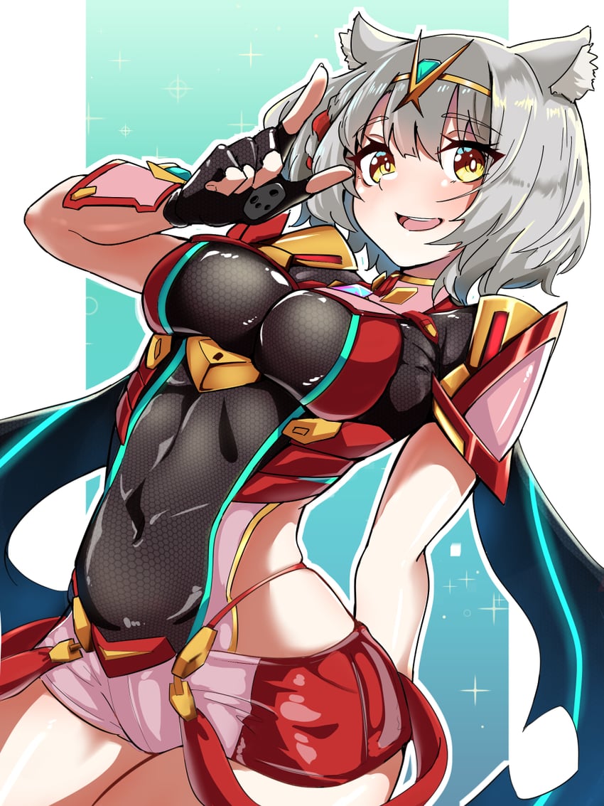 pyra and mio (xenoblade chronicles and 2 more) drawn by timosan