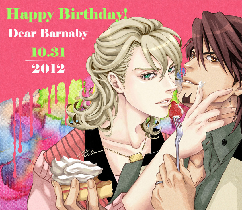 barnaby brooks jr. and kaburagi t. kotetsu (tiger & bunny) drawn by dian_(436201)