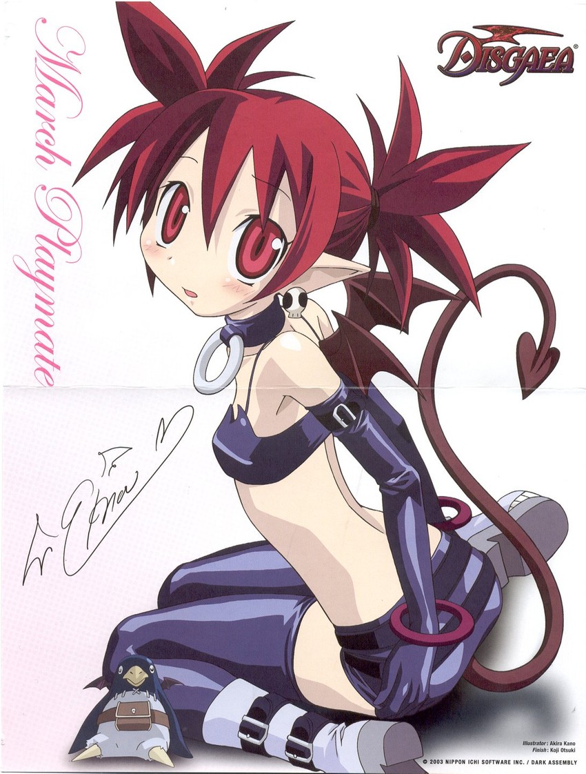 etna and prinny (disgaea and 1 more) drawn by kano_akira